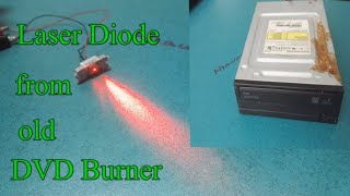 Build a Burning Laser from an Old DVD Burner [upl. by Saitam270]