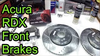 Acura RDX Front Brake Job [upl. by Kcinomod]