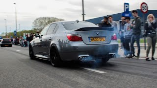 BMW E60 M5 Compilation  Sounds Slides wheelspins amp accelerations [upl. by Doti]