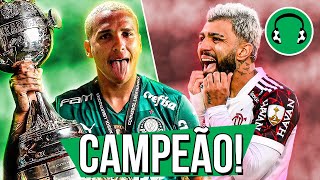 ♫ PALMEIRAS TRICAMPEÃO DA LIBERTA FLAMENGO NÃO KKKKK  Paródia Ameaça  Paulo Pires [upl. by Eniron]