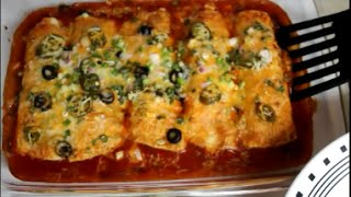 VEGETARIAN ENCHILADAS [upl. by Iuqcaj]