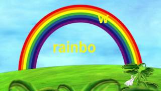 Learn the ABCs in LowerCase quotrquot is for rabbit and rainbow [upl. by Ahseram]