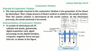 Coulometric Titration [upl. by Oirramaj308]