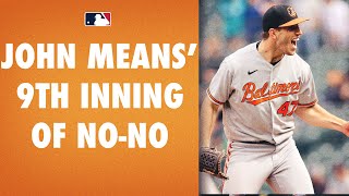 See the final 3 outs of John Means masterful nohitter [upl. by Lussi]