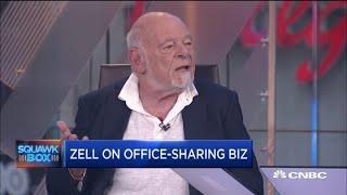 Sam Zell weighs in on WeWorks officesharing business model [upl. by Eninnej417]