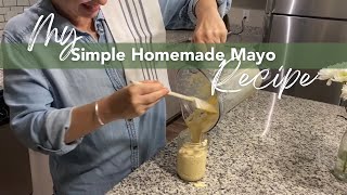 How to Make Homemade Mayonnaise in a Vitamix Blender  Quick amp Easy Recipe [upl. by Laurent801]