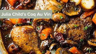 Julia Childs Coq Au Vin [upl. by Rehpotsirh736]