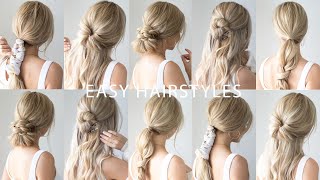 EASY BACK TO SCHOOL HAIRSTYLES 🍎 Everyday Hairstyles [upl. by Iren]