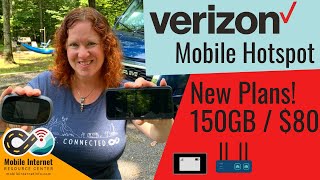 Verizons New Mobile Hotspot Plans  150GB Premium Option for 80mo [upl. by Radley]