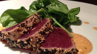 Seared Ahi Tuna Recipe [upl. by Iclehc]