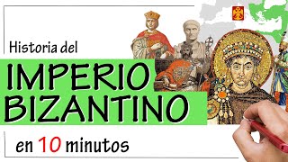 Historia del IMPERIO BIZANTINO  Resumen  Origen auge y decadencia [upl. by Yrocaj]