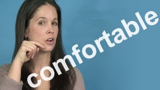 How to Pronounce COMFORTABLE  AMERICAN ENGLISH PRONUNCIATION [upl. by Hadwin]