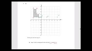 O level Math  Transformation  Enlargement Part 2 Example Question 1 Negative Scale Factor [upl. by Lacey]