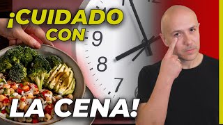 ¡PELIGRO ESTO PASA EN TU CUERPO CUANDO COMES TARDE EN LA NOCHE  7 EFECTOS NEGATIVOS DE CENAR TARDE [upl. by Gnel]