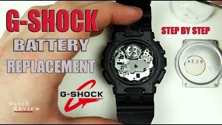 How to Change a GSHOCK Watch Battery [upl. by Aretse]