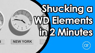 How to Shuck a 12 TB Western Digital Elements External Hard Drive in About 2 Minutes [upl. by Arateehc]