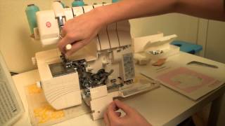 How to use a Singer Professional 5 Serger [upl. by Sasha]