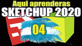 Curso gratis Sketchup 2020 04 Caras lineas y puntos finales [upl. by Oilut]