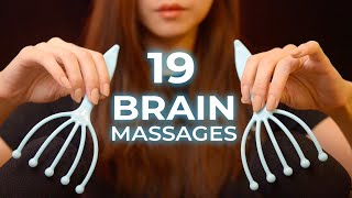 ASMR 19 Brain Melting Massage Triggers No Talking [upl. by Anihsit]