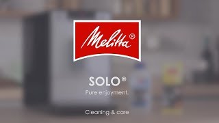 Melitta® Solo®  Cleaning amp Care [upl. by Korella]