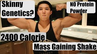 Homemade Mass Gainer Shake  How I gained 20 Lbs in 3 Months [upl. by Beasley]