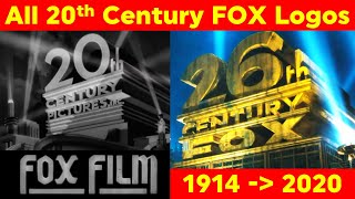 20th Century FOX ALL Intros 19142020 Fox Film to 20th Century Studios Before Name Change [upl. by Salguod]