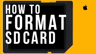 How to Format SD Card on Mac [upl. by Ibbor513]