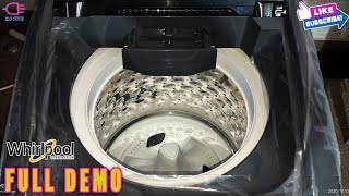 Whirlpool 75kg fully automatic washing machine demo [upl. by Payton]