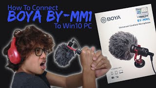 How To Setup BOYA BYMM1 to Windows 10 PC [upl. by Whetstone807]