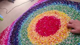 No Sew DIY Rag Rug Tutorial [upl. by Windsor932]