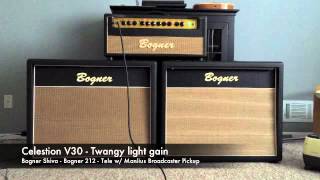 Celestion Creamback H75 vs Vintage 30  Bogner Shiva [upl. by Asilet]