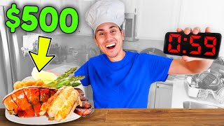 Cooking EXPENSIVE Meals in 60 SECONDS [upl. by Eibocaj]