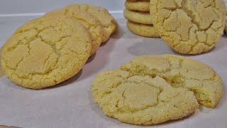 Easy Classic Sugar Cookies  No Mixer Needed [upl. by Alyaj180]