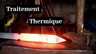 FORGE COUTELLERIE  le Traitement Thermique [upl. by Stanwinn]