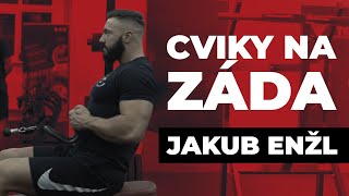 Trénink na záda pro začátečníky  Jakub Enžl  GymBeam [upl. by Ellimaj]