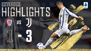 Cagliari 13 Juventus  Ronaldo Scores Perfect HatTrick  EXTENDED Highlights [upl. by Eelyab314]