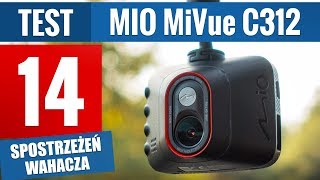 Mio MiVue C312 wideorejestrator do 200 zł  TEST [upl. by Ailices]