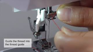 Uten Sewing Machine 2685A How to thread the needle thread [upl. by Silletram]