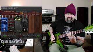 Wes Hauch Demonstrates Dimebag Darrell CFH Collection for AmpliTube [upl. by Andris460]