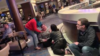 Passenger Captures Frightening Moment on Cruise Ship [upl. by Gnav311]