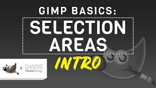 GIMP 210 Selection Area Basics InDepth Tutorial [upl. by Arabela176]