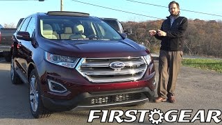 First Gear 2017 Ford Edge Titanium  Review and Test Drive [upl. by Akayas]