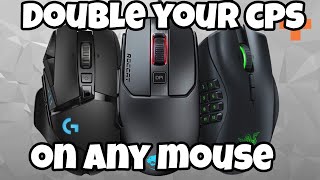 How to double click on any mouse double your cps [upl. by Eelahs]