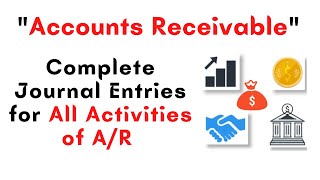 Journal Entries of Accounts Receivable [upl. by Duthie105]