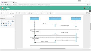 How to Draw Sequence Diagram Online [upl. by Eirrab]