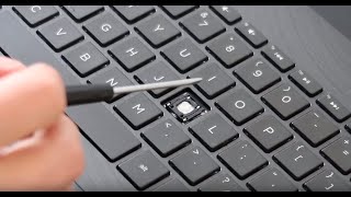 How To Fix Replace Keyboard Small Key  HP 15 Laptop Computer [upl. by Neesay]