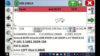 Carlson SurvPC Fundamentals 56 – Stakeout Points in SurvPC [upl. by Ehr]