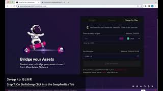 How To Get GLMR  Swapping on StellaSwap [upl. by Einnig]