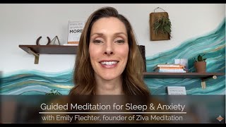 Guided Meditation for Sleep and Anxiety  Ziva Meditation [upl. by Hultin]