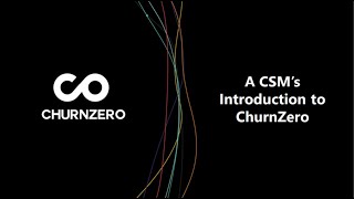 A CSMs Introduction to ChurnZero [upl. by Ahsian]